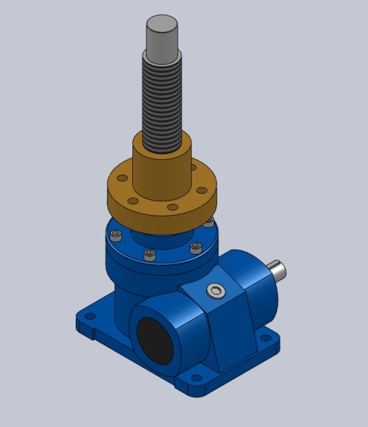 HK100T Ⅱ结构蜗轮丝杆升降机[HK100T-8-2-A-Ⅰ-300-X-B]缩略图